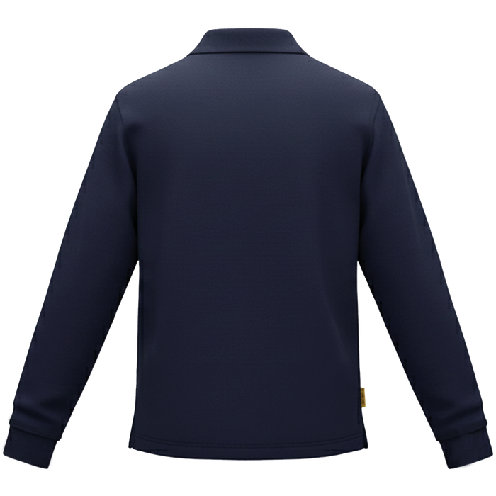 Polera Pique Azul Marino m/l Lincoln Academy