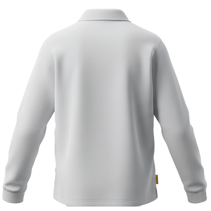 Polera Pique Blanca m/l Lincoln Academy