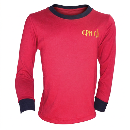 Polera de gimnasia manga larga retocada