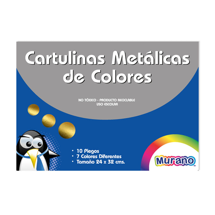 Carpeta C/Papel Cartmetalizada 10 Hjs Murano