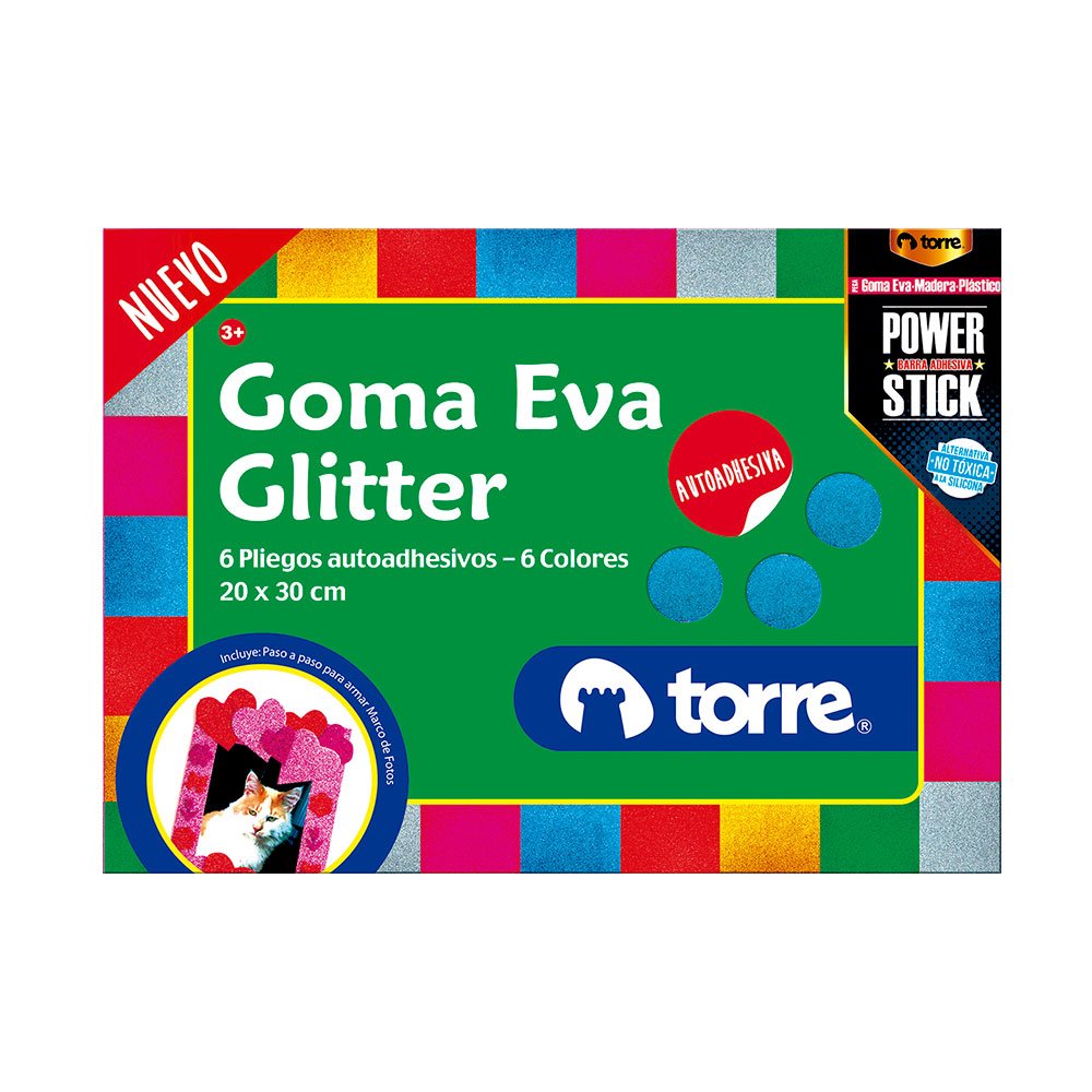 Goma Eva glitter - Comprar en El Estanco SA